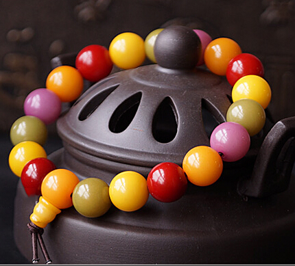 10MM Colorful Bodhi Spinning Buddhist Prayer Bracelet